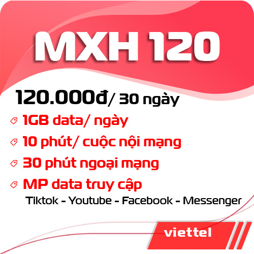 Đăng ký gói MXH120