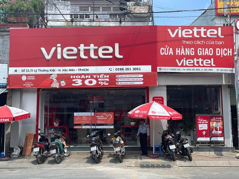 Cửa hàng Viettel huyện Hóc Môn