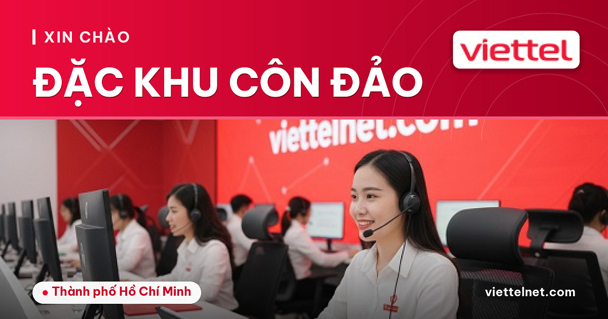 Viettel Đặc khu Côn Đảo tư vấn lắp mạng và Wi-Fi cho gia đình