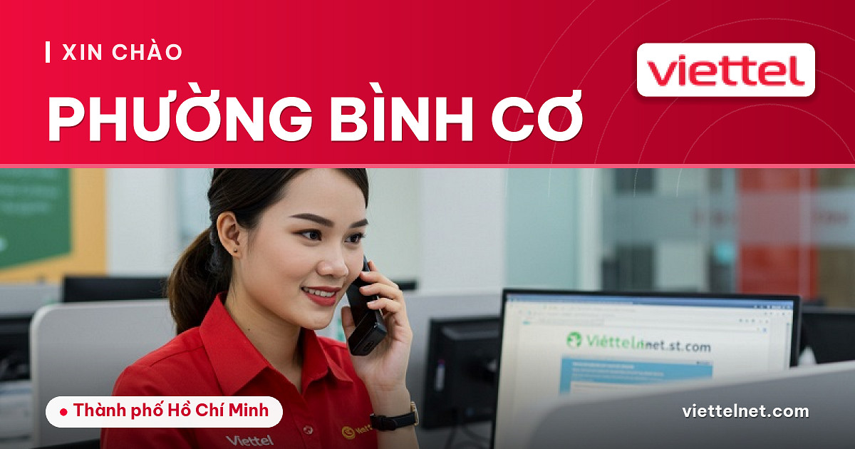 Nhân viên tư vấn lắp mạng Viettel Phường Bình Cơ cho hộ gia đình