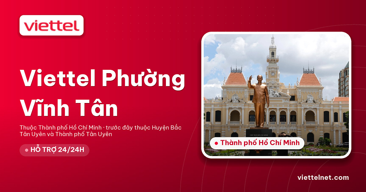 Viettel Phường Vĩnh Tân tư vấn lắp mạng và Wi-Fi
