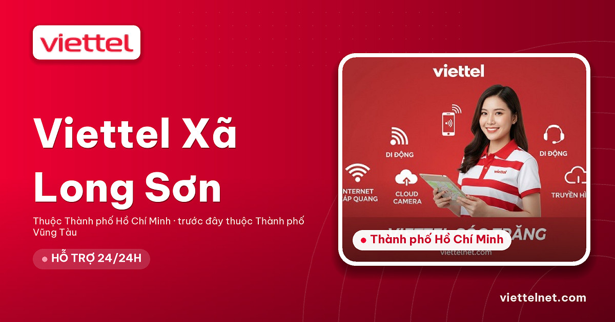 Viettel Xã Long Sơn tư vấn lắp mạng cáp quang cho gia đình