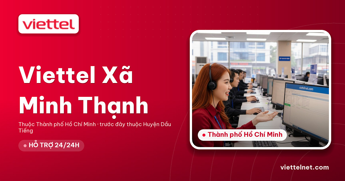 Viettel Xã Minh Thạnh tư vấn lắp mạng và Wi-Fi cho gia đình