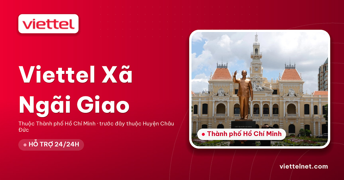 Nhân viên tư vấn Viettel Xã Ngãi Giao lắp mạng cho gia đình