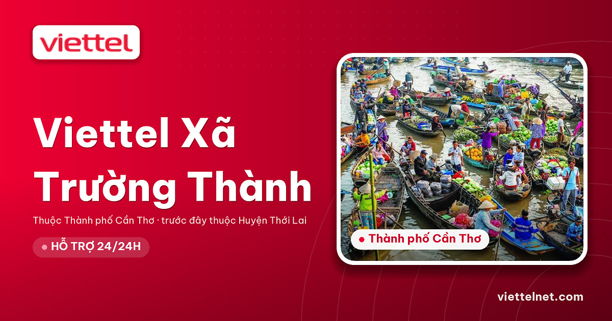 Viettel Xã Trường Thành tư vấn Internet và Wi-Fi cho hộ gia đình